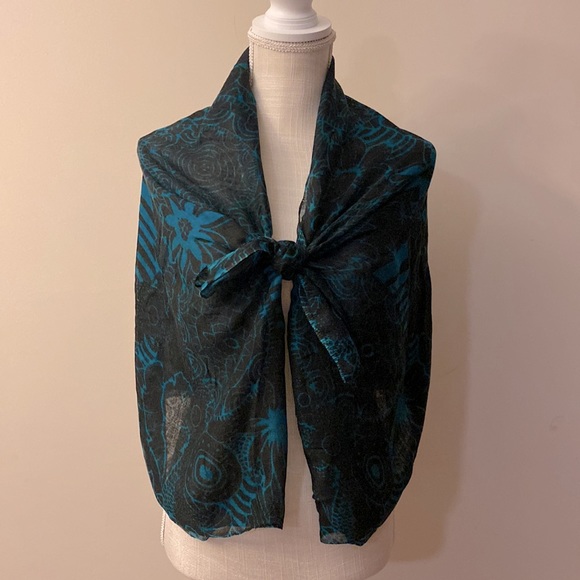 Vintage Gauze women’s Infinity, loop semi sheer scarf 💯 acrylic One Size - Picture 3 of 12